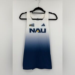 Adidas NAU Lumberjacks Tank Top Medium Blue White Ombré Big Sky Athletic